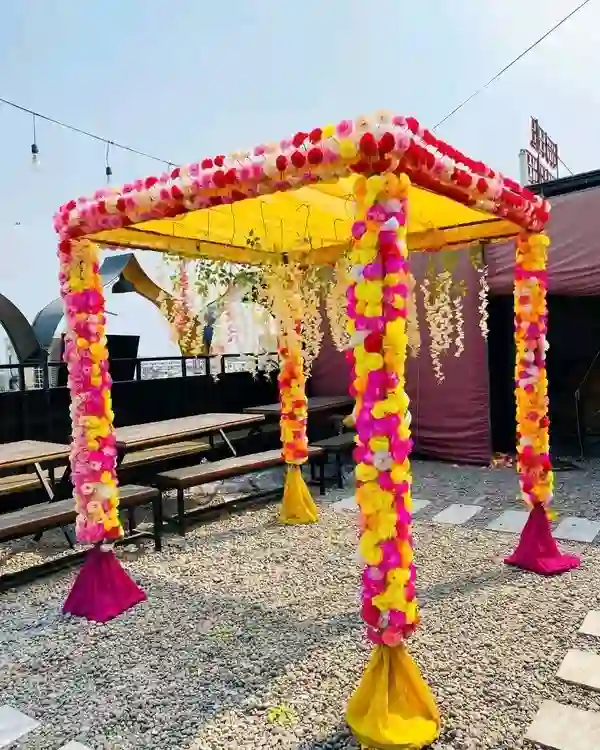 balloon decoration Wedding Floral Canopy Bliss Mandap Decor 15833